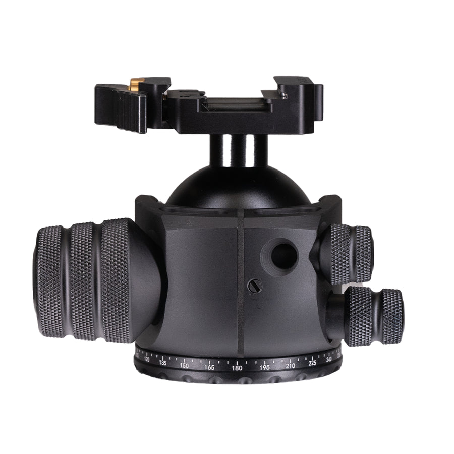 Two Vets 55MM Dual Tension Ballhead W/ Arcalock Dual Clamp (Arca Swiss and Picatinny)