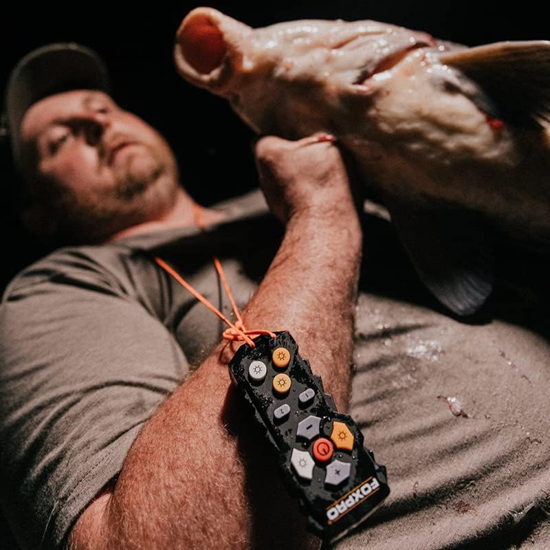 FOXPRO Mudcutter Bowfishing Lights 1 Boat LED Light Remote Operated with Adjustable Color and Brightness