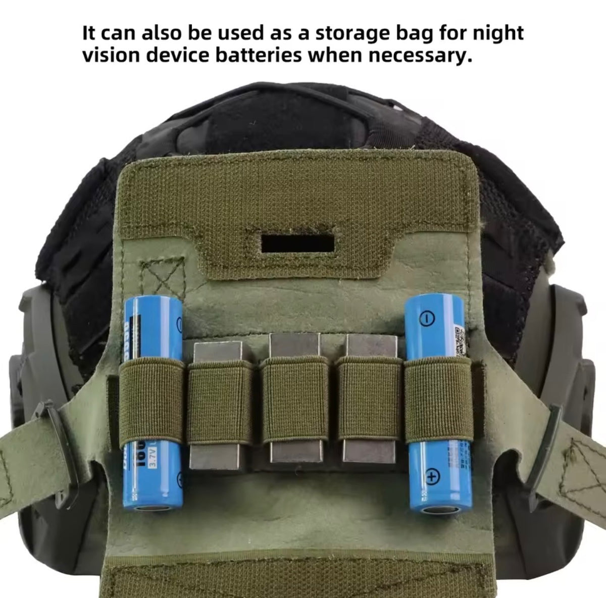 Helmet Counterweight Pouch with Weights
