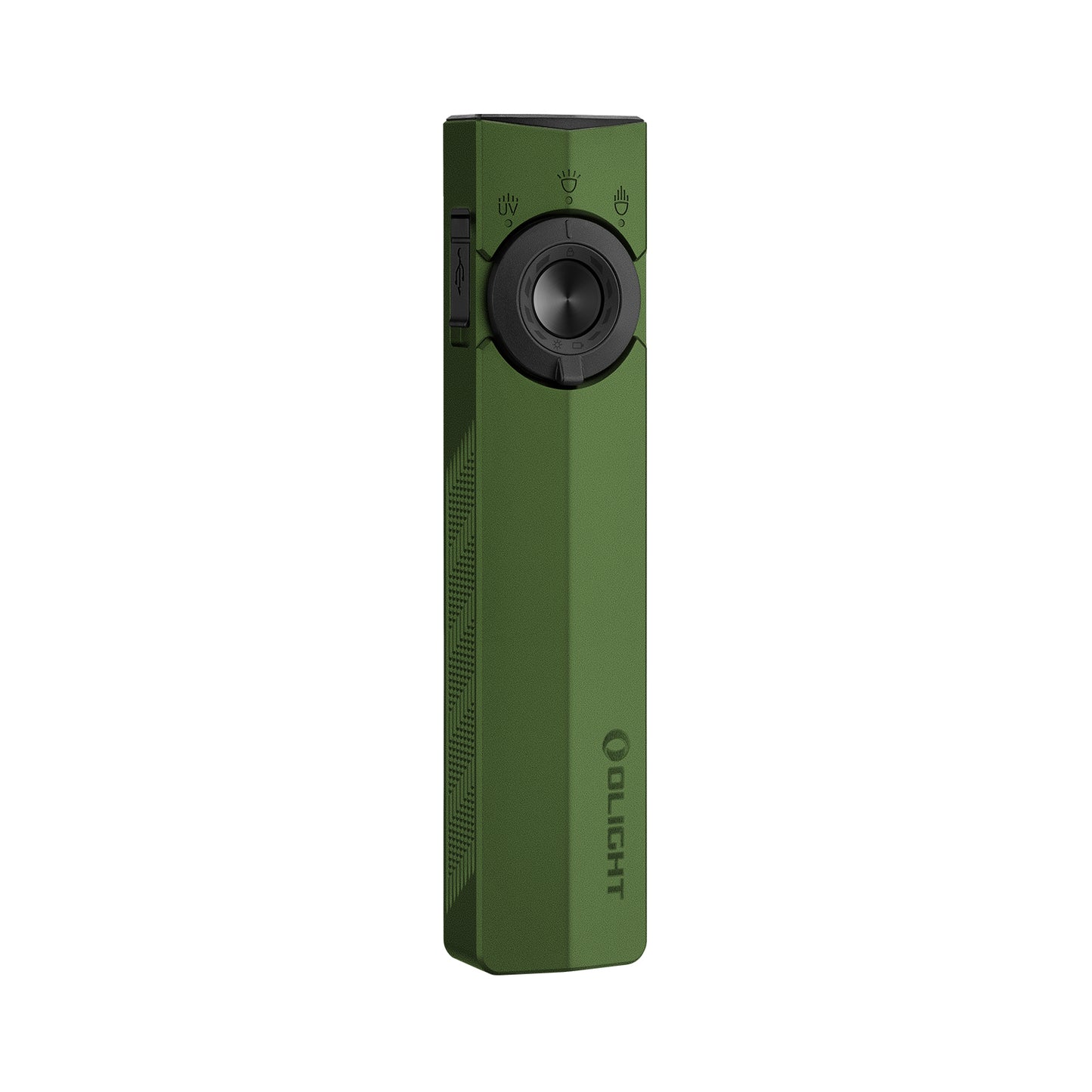 Olight ArkPro 3R CW – Flat Unibody EDC Flashlight with Multi-Light Sources (OD Green)