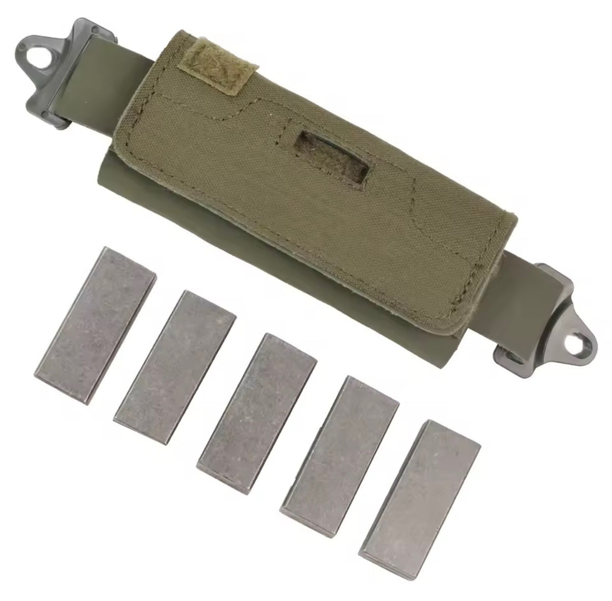 Helmet Counterweight Pouch with Weights