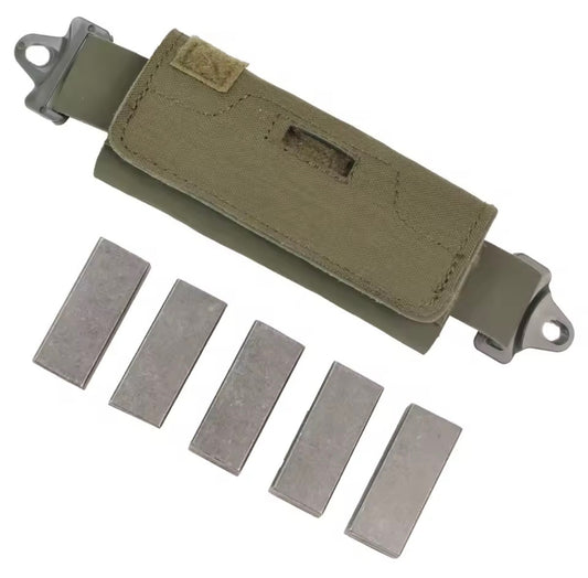 Helmet Counterweight Pouch with Weights