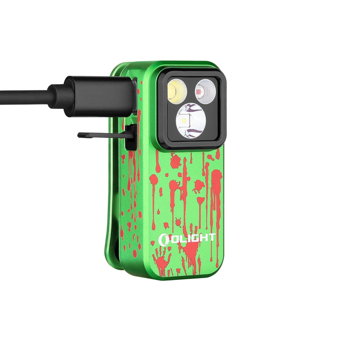 Olight Oclip Pro Multifunctional EDC Clip Flashlight (zombie green edition)