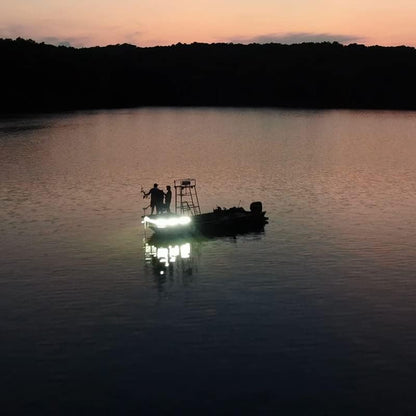 FOXPRO Mudcutter Bowfishing Lights 1 Boat LED Light Remote Operated with Adjustable Color and Brightness