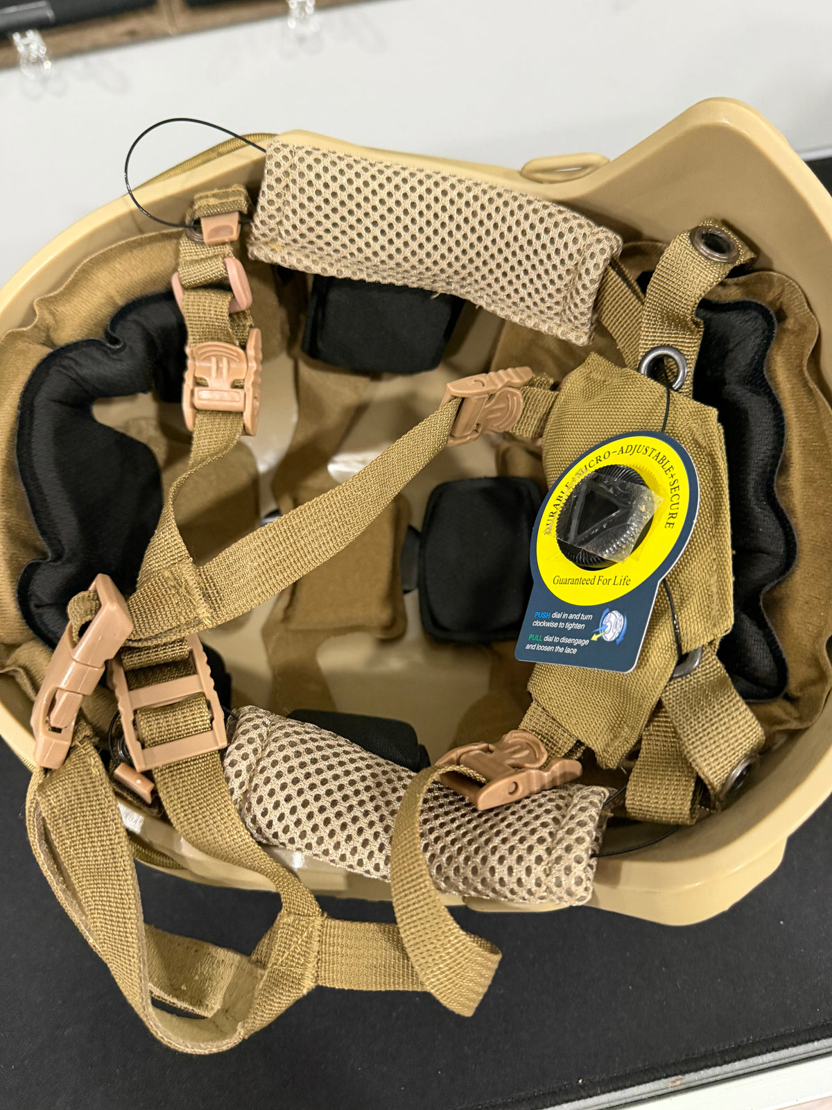 Tan Bump Helmet
