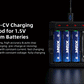 XTAR AA CLR 4300 Rechargeable Batteries (4-pack) + Xtar L4 Charger