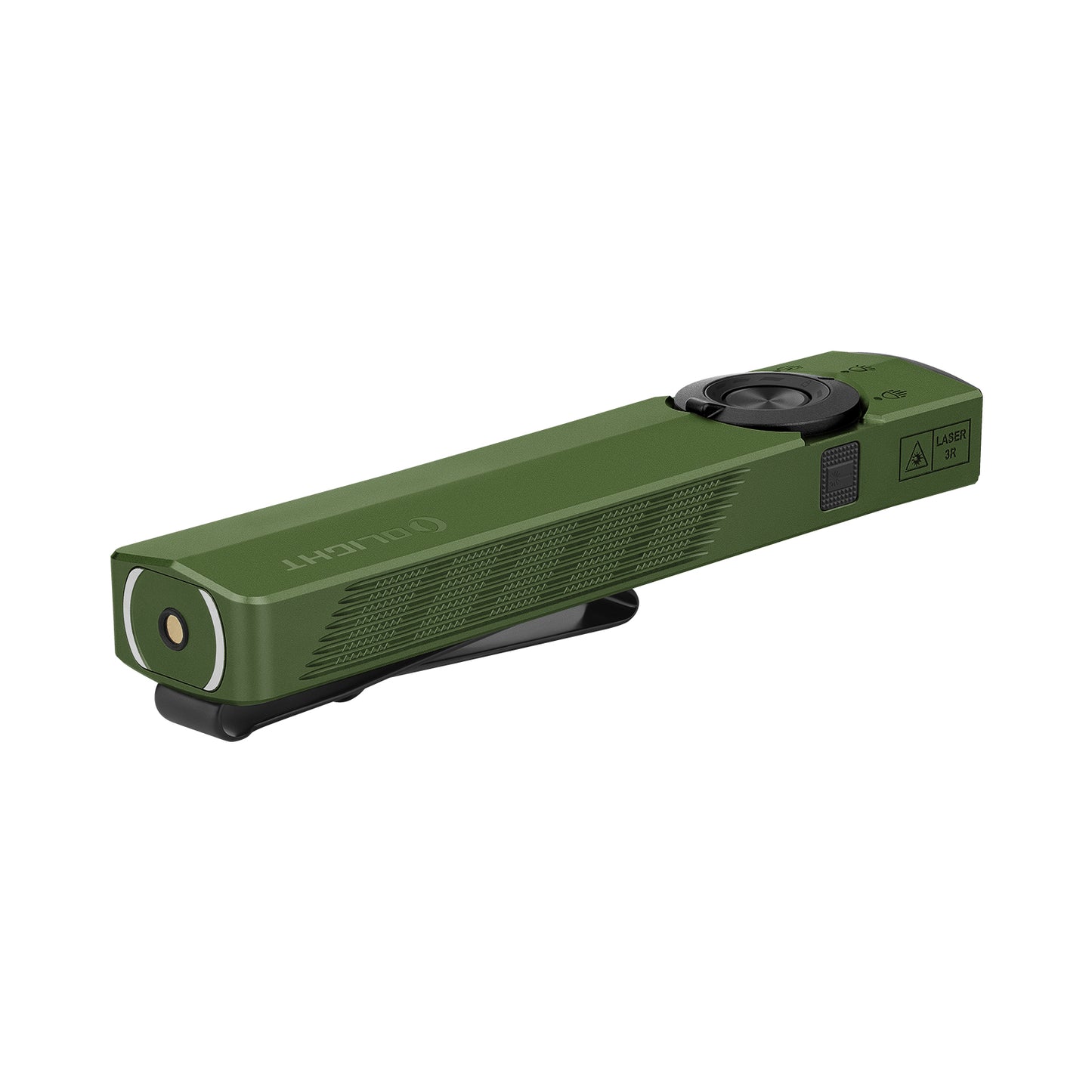 Olight ArkPro 3R CW – Flat Unibody EDC Flashlight with Multi-Light Sources (OD Green)