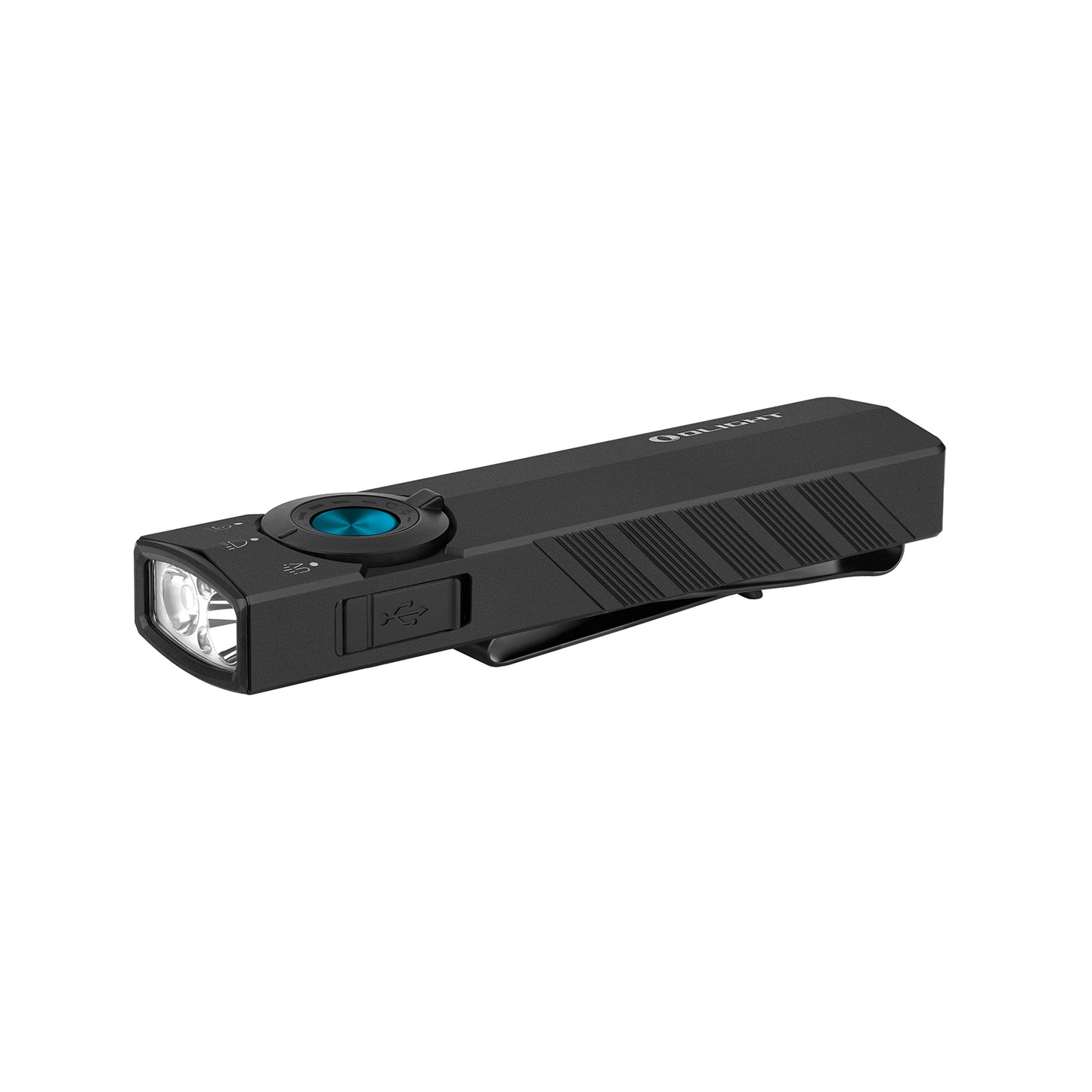 Olight ArkPro Lite – Flat Unibody EDC Flashlight with Multi-Light Sources (Black)