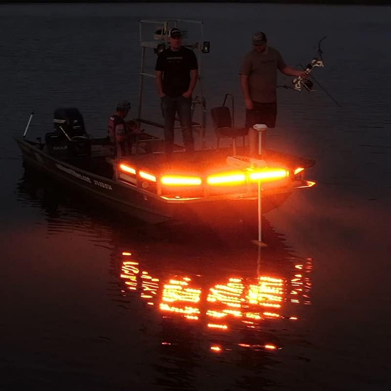 FOXPRO Mudcutter Bowfishing Lights 1 Boat LED Light Remote Operated with Adjustable Color and Brightness