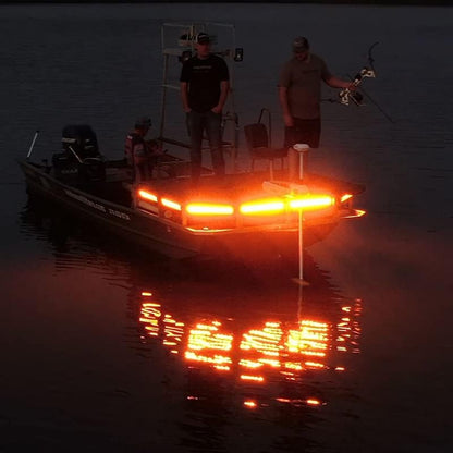 FOXPRO Mudcutter Bowfishing Lights 1 Boat LED Light Remote Operated with Adjustable Color and Brightness
