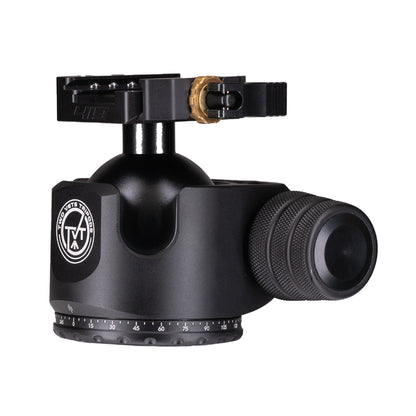 Two Vets 55MM Dual Tension Ballhead W/ Arcalock Dual Clamp (Arca Swiss and Picatinny)