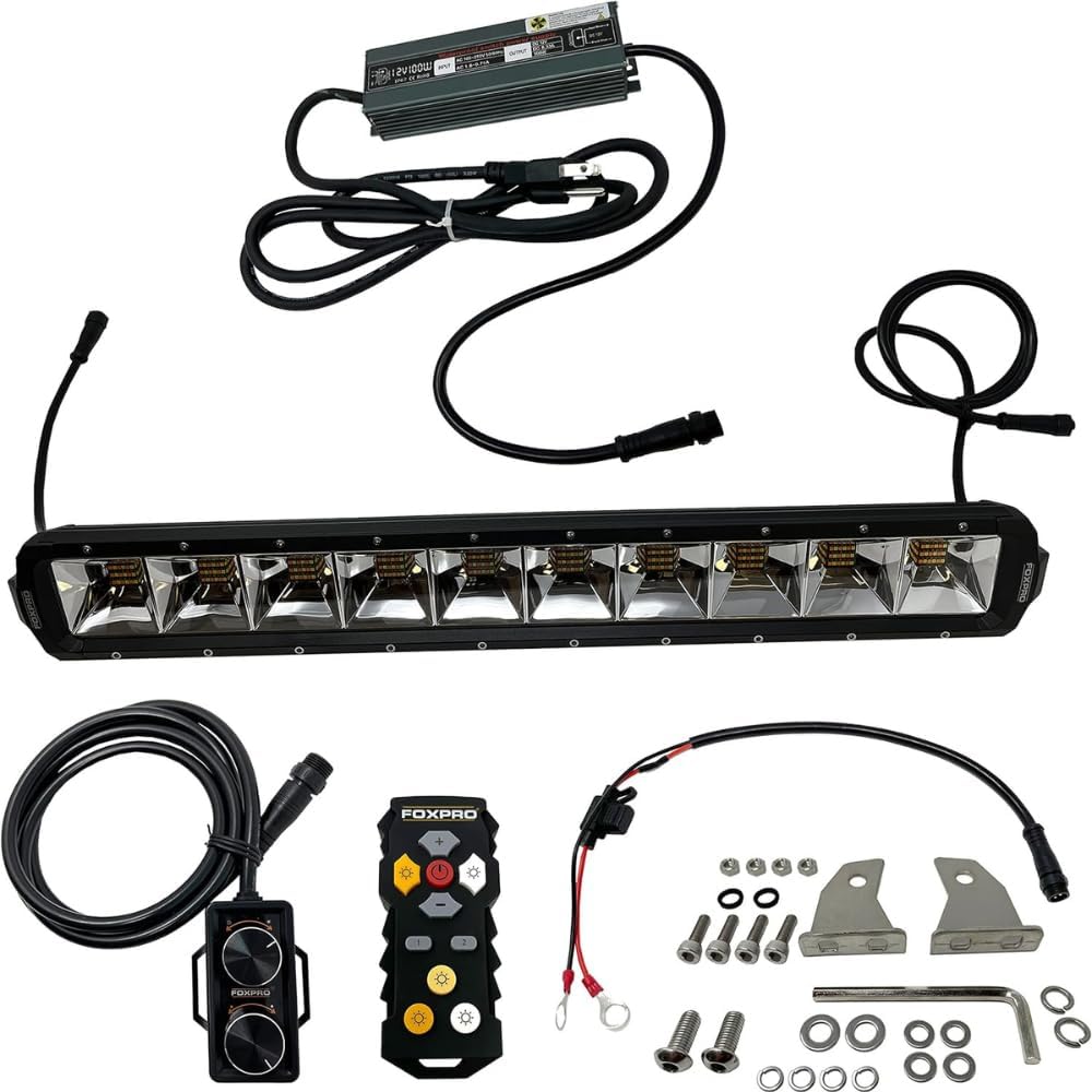 FOXPRO Mudcutter Bowfishing Lights 1 Boat LED Light Remote Operated with Adjustable Color and Brightness