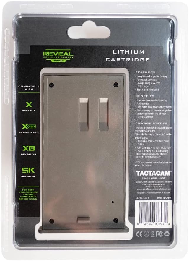 Tactacam Lithium Battery Pack
