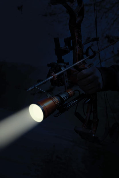 FOXPRO BowFire LED Bow Light for Bowfishing with 3 Light Settings Cool White, Middle and Warm White