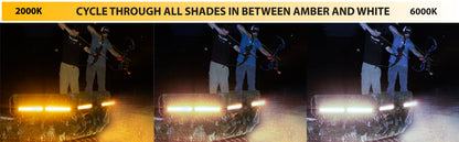 FOXPRO Mudcutter Bowfishing Lights 1 Boat LED Light Remote Operated with Adjustable Color and Brightness