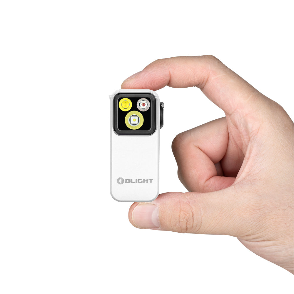 Olight Oclip Pro Multifunctional EDC Clip Flashlight (White)