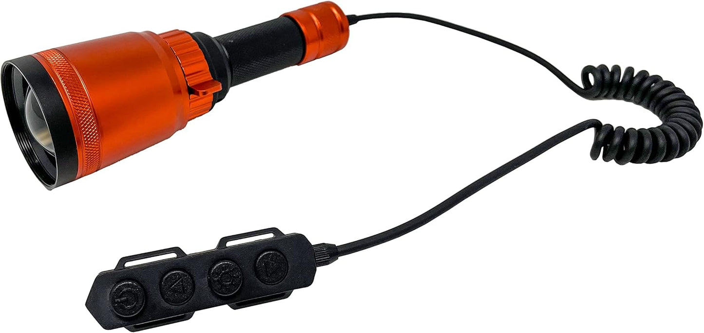 FOXPRO BowFire LED Bow Light for Bowfishing with 3 Light Settings Cool White, Middle and Warm White