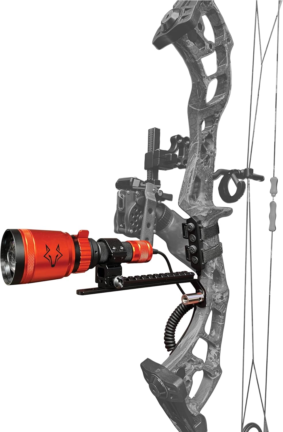 FOXPRO BowFire LED Bow Light for Bowfishing with 3 Light Settings Cool White, Middle and Warm White