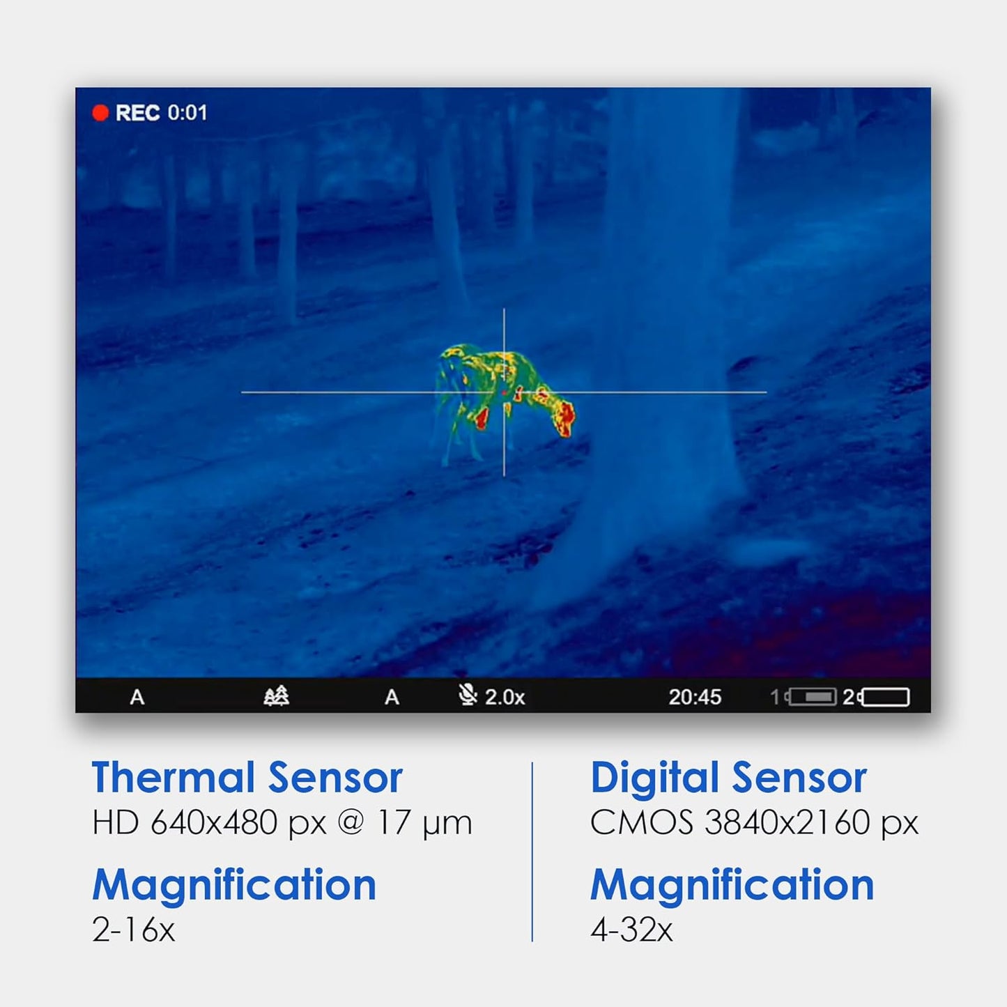 Pulsar DUO DXP55 Multispectral Thermion Duo Thermal Riflescope