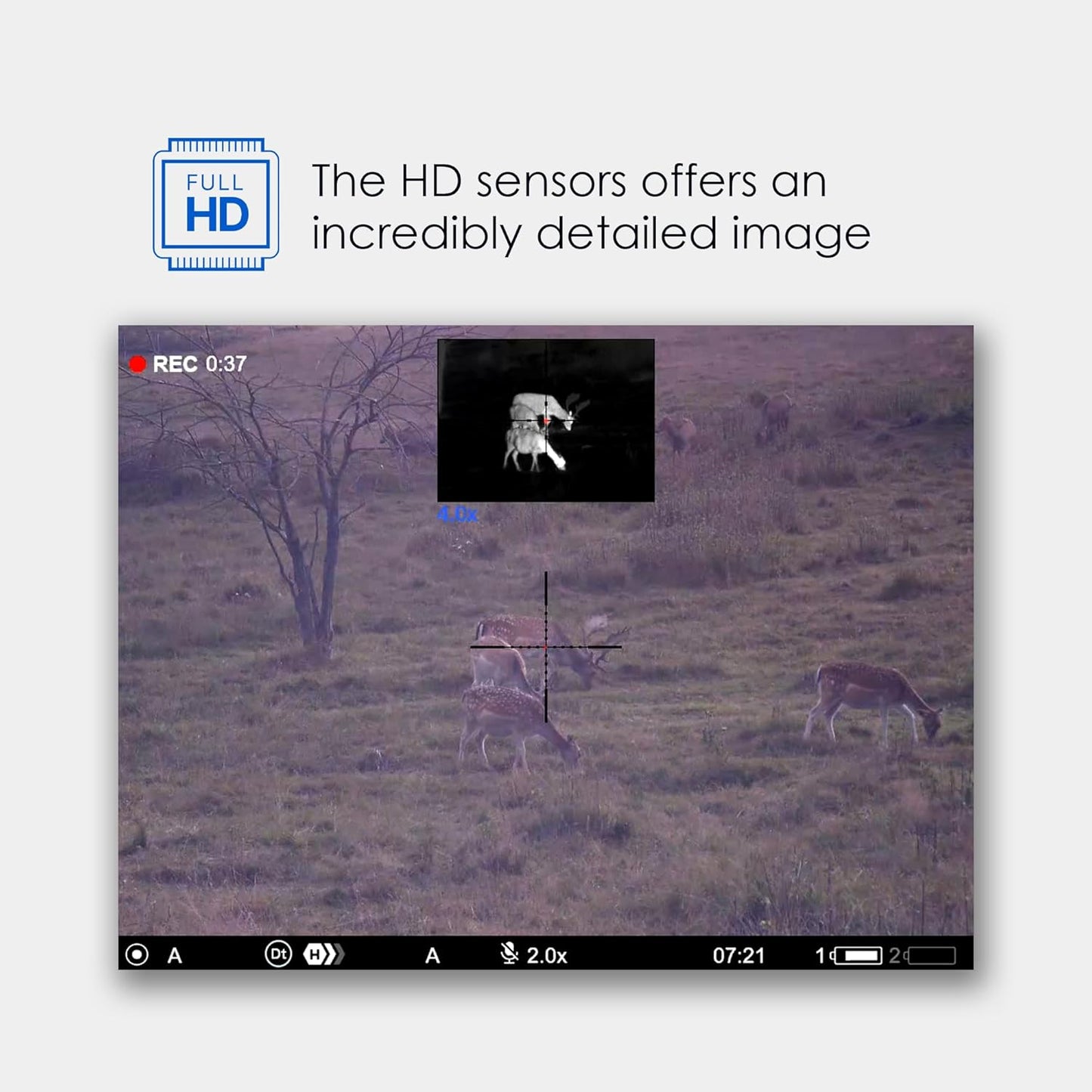 Pulsar DUO DXP55 Multispectral Thermion Duo Thermal Riflescope