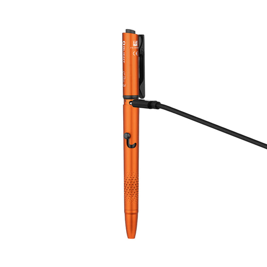 Olight O'Pen 3 Multifunctional Pen Light with 120 Lumens & Green Laser (ORANGE)