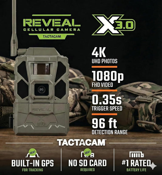 Tactacam REVEAL X Gen 3.0 Cellular Trail Camera