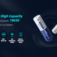 XTAR 2-Pack Rechargeable 18650 Batteries, 4000mah