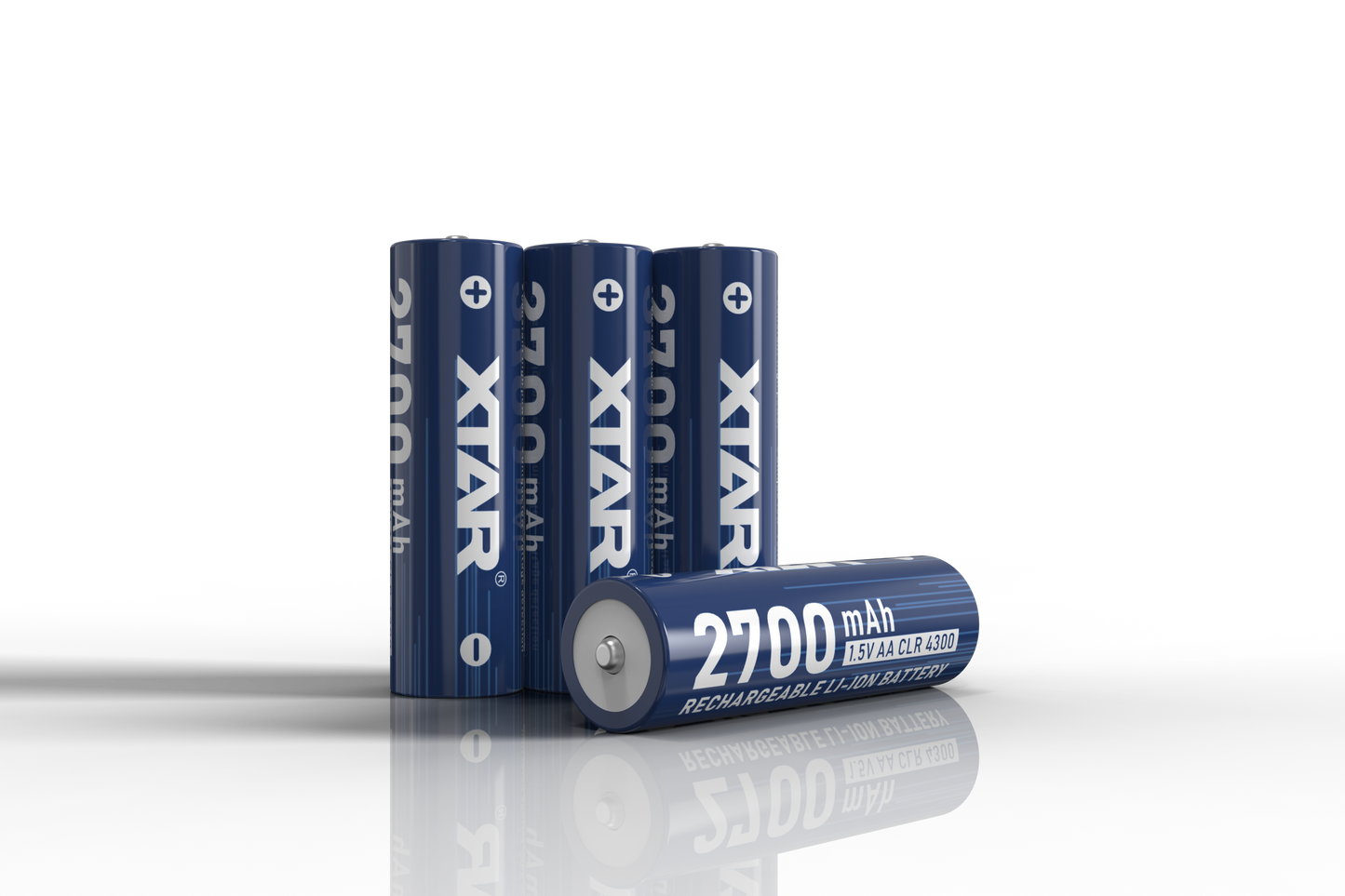 XTAR AA CLR 4300 Rechargeable Batteries (4-pack)