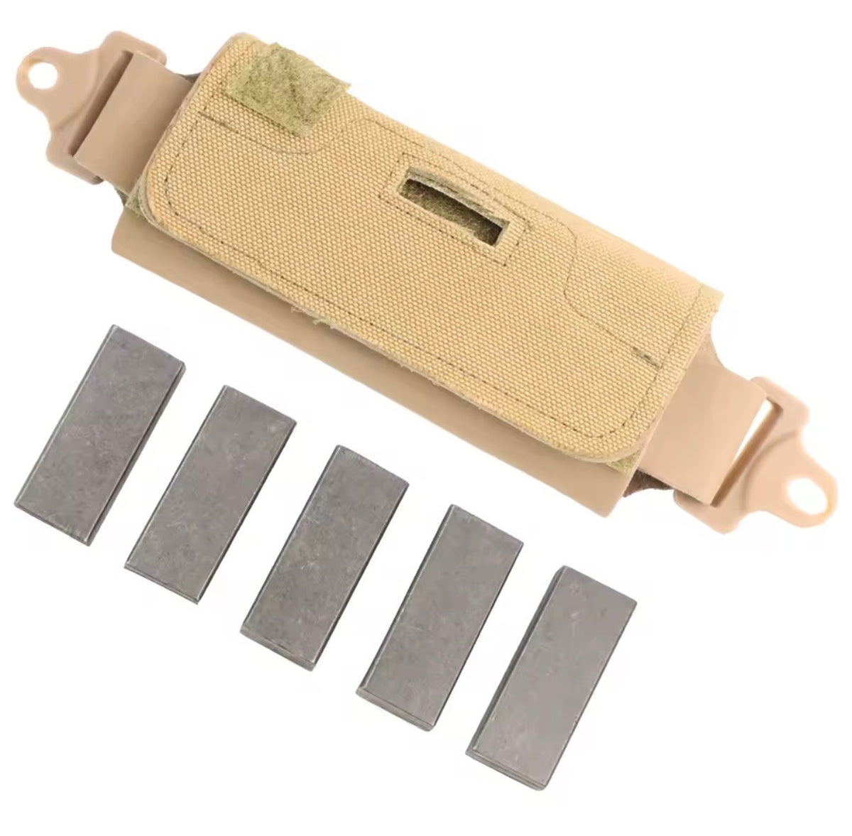 Helmet Counterweight Pouch with Weights