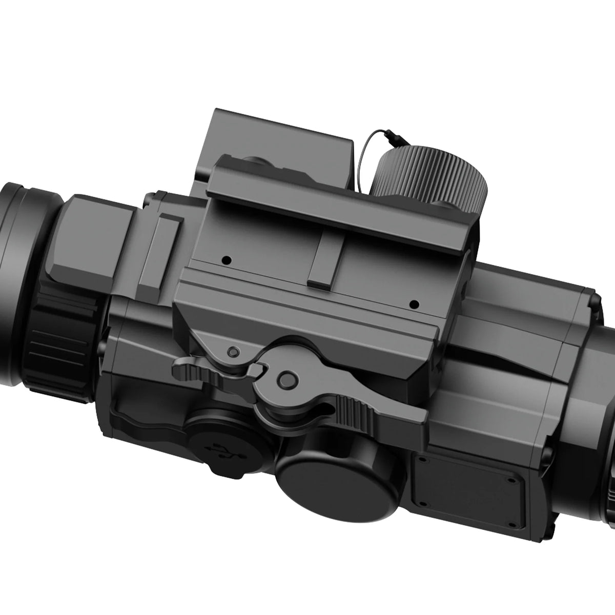 DNT HS635R - HYDRA-LRF Multi-Function Thermal Scope with Laser Rangefinder and Ballistic Calculator - Standalone Scope, Clip-On, Handheld Monocular