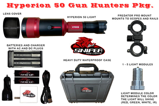 Sniper Hog Hyperion 50 Gun Hunters Package with 850nm IR Module
