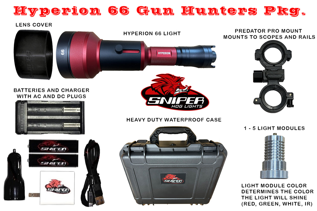 Sniper Hog Hyperion 66 IR 850nm Gun Hunter KIT (everything but the hard case)