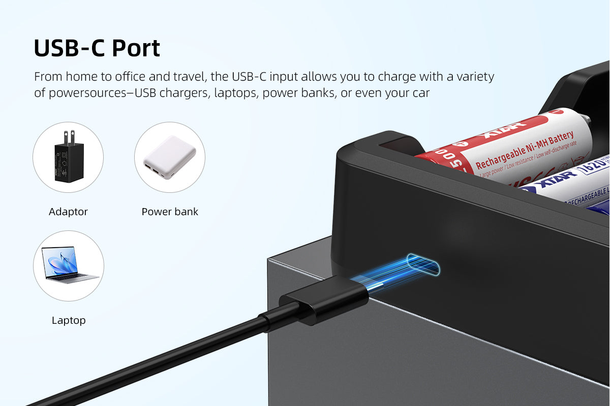 XTAR MX8 Multi-Battery Charging Station