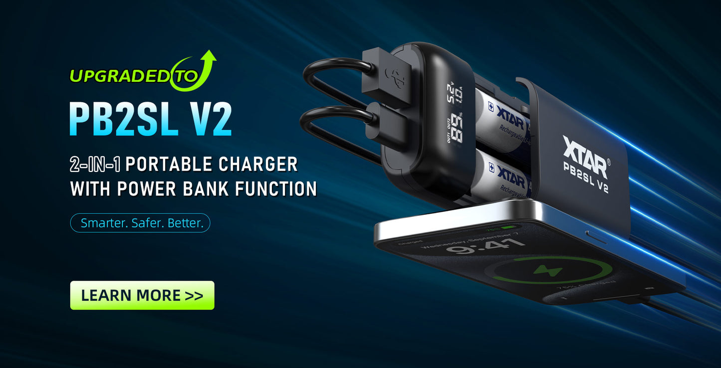 XTAR PB2SL V2 Charger/Battery Pack