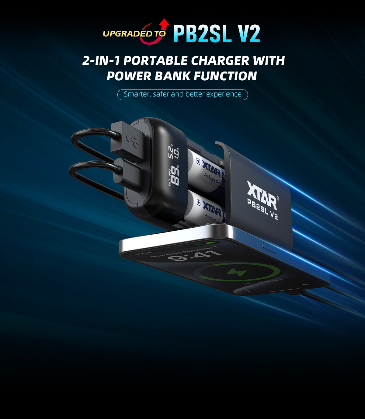 XTAR PB2SL V2 Charger/Battery Pack