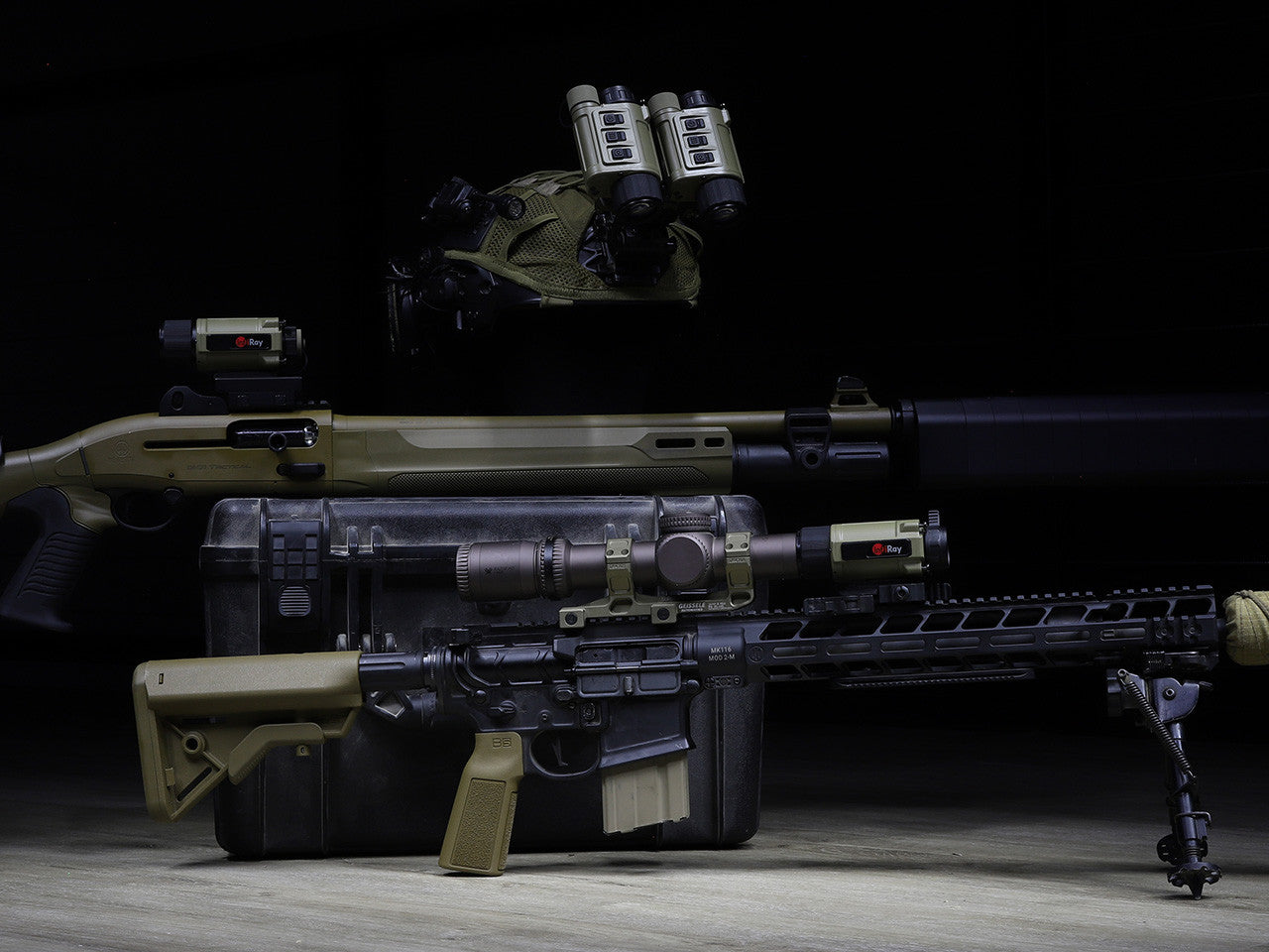 InfiRay Outdoor RICO MICRO V2 640 1X, 25mm Multifunction Thermal Scope/Clip-on/Monocular