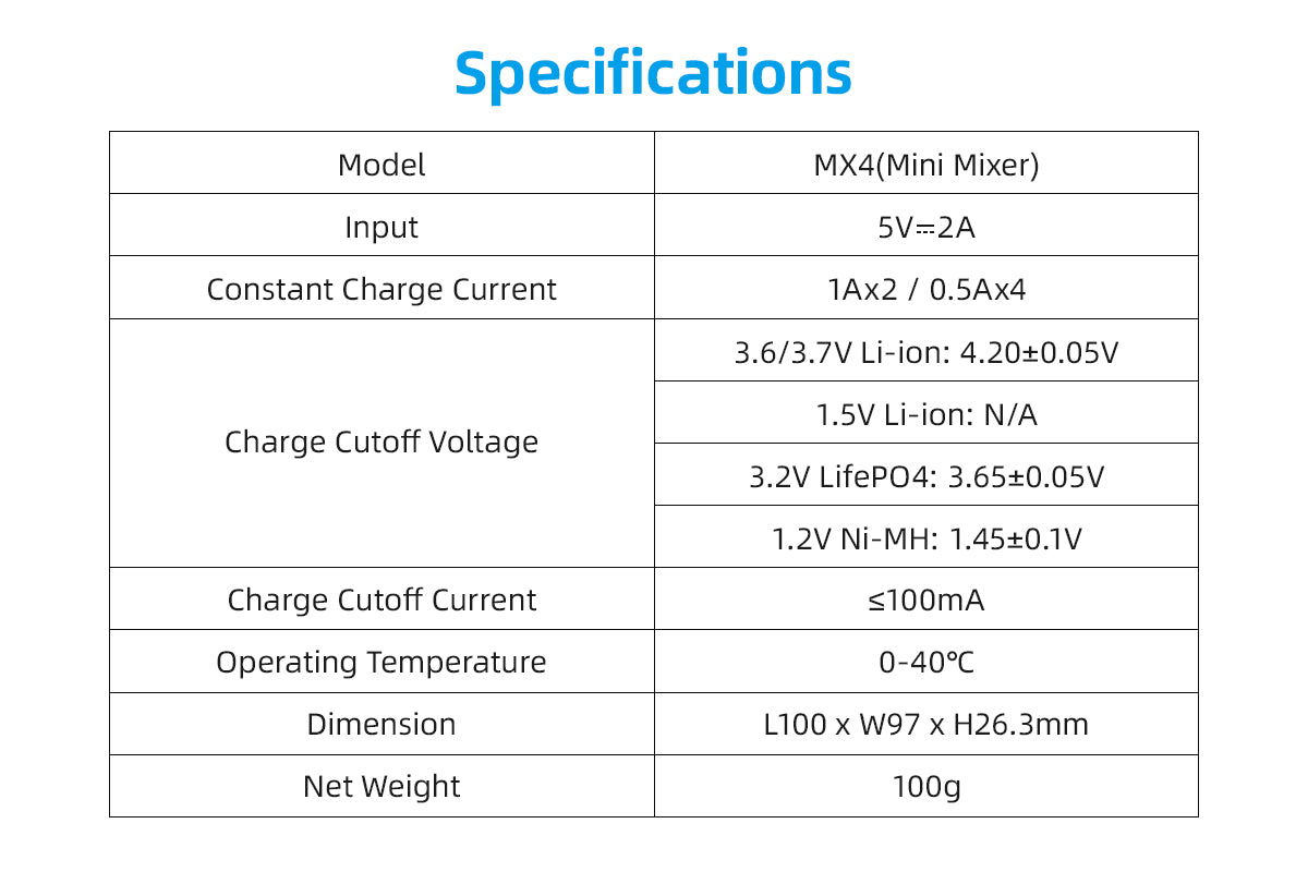 XTAR MX4 Multi- Battery Charging Station
