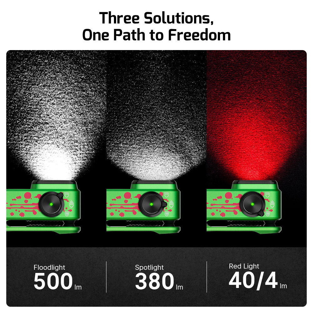Olight Oclip Pro Multifunctional EDC Clip Flashlight (zombie green edition)