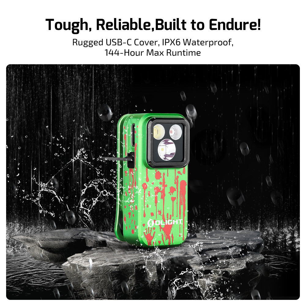 Olight Oclip Pro Multifunctional EDC Clip Flashlight (zombie green edition)