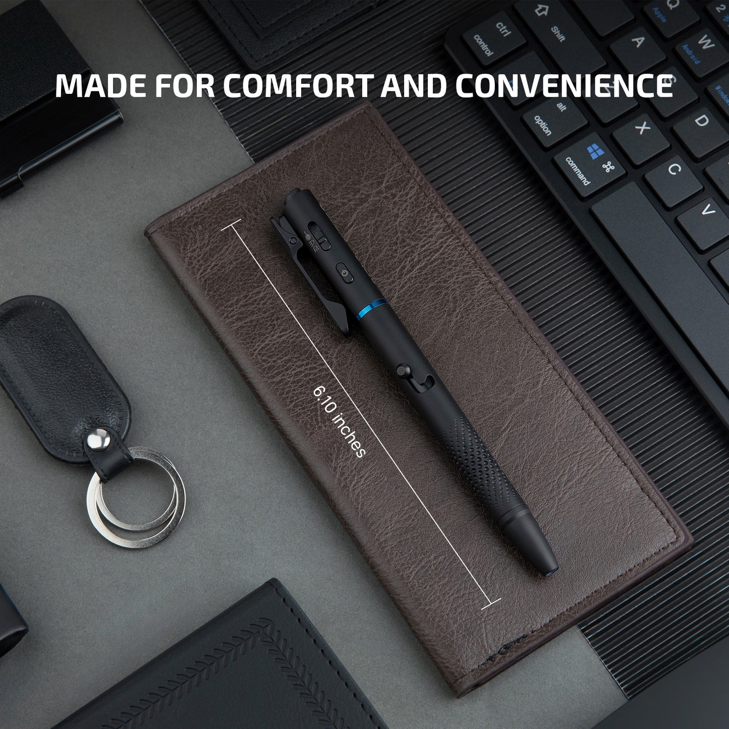 Olight O'Pen 3 Multifunctional Pen Light with 120 Lumens & Green Laser (BLACK)